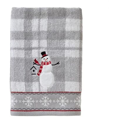 SKL Home by Saturday Knight Ltd. Whistler Asciugamano da bagno, motivo: pupazzo di neve, colore: SKL Home by Saturday Knight Ltd. Whistler Asciugamano da bagno, motivo: pupazzo di neve, colore:
