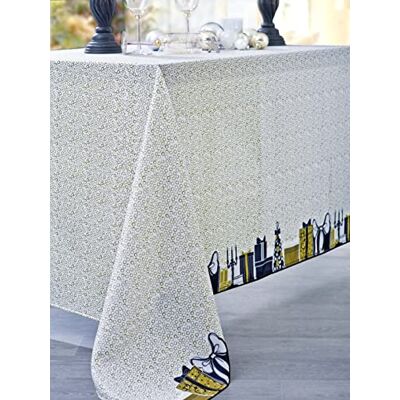 CALITEX Gifts Tovaglia in poliestere, 150 x 300 cm, colore: Oro CALITEX Gifts Tovaglia in poliestere, 150 x 300 cm, colore: Oro