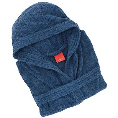 Gabel Accappatoio adulto unisex in spugna di puro cotone idrofilo, tinta unita, peso spugna 380 gr/mq, ampie tasche, cintura e pratico cappuccio, anche come vestaglia. Gabel Accappatoio adulto unisex in spugna di puro cotone idrofilo, tinta unita, peso spugna 380 gr/mq, ampie tasche, cintura e pratico cappuccio, anche come vestaglia.