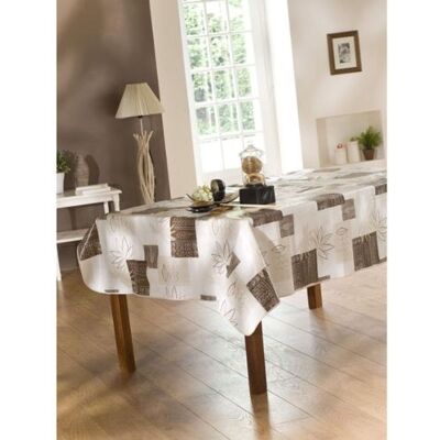 CALITEX Tovaglia Rettangolare in Tela Cerata e PVC, Modello: , PVC, Beige Chocolat, 200 x 140 cm CALITEX Tovaglia Rettangolare in Tela Cerata e PVC, Modello: , PVC, Beige Chocolat, 200 x 140 cm