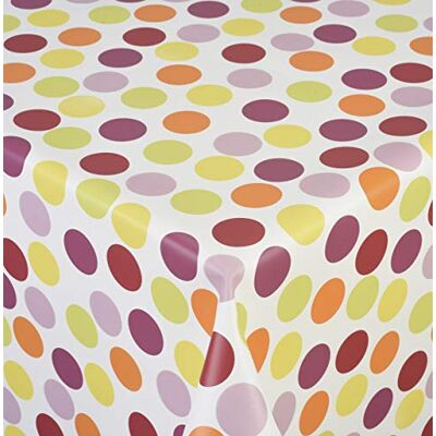 Venilia Tovaglie Confetti Multico, tovaglia Rivestimento antimacchia, Impermeabile,Resistente allo Sporco, Motivi, tornata, 140 cm, Venilia Tovaglie Confetti Multico, tovaglia Rivestimento antimacchia, Impermeabile,Resistente allo Sporco, Motivi, tornata, 140 cm,