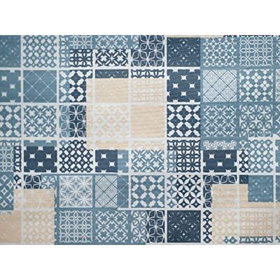 H&H Rotolo Tovagliato Utebo Turquesa, Tessuto Antimacchia, 3 Strati, Mt 20 x 140 cm H&H Rotolo Tovagliato Utebo Turquesa, Tessuto Antimacchia, 3 Strati, Mt 20 x 140 cm