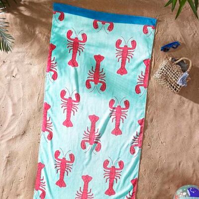 Catherine Lansfield Lobster 76X160 Asciugamano da spiaggia (coppia) Catherine Lansfield Lobster 76X160 Asciugamano da spiaggia (coppia)
