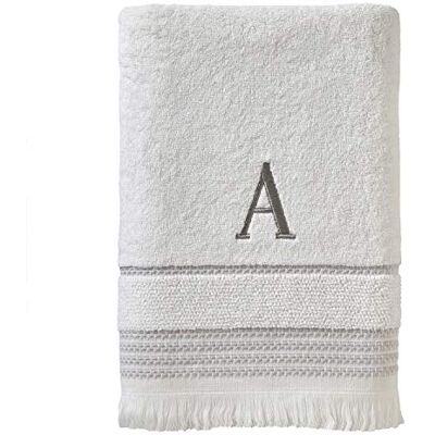 SKL Home Asciugamano da bagno, A, cotone, bianco, 28x54 SKL Home Asciugamano da bagno, A, cotone, bianco, 28x54