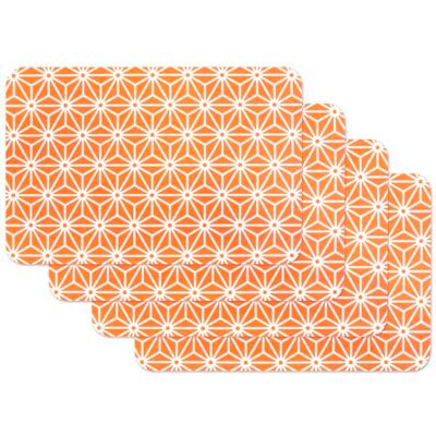 Venilia Osaka Vintage Arancione Set da Tavola in Plastica - Set di Posate Venilia Osaka Vintage Arancione Set da Tavola in Plastica - Set di Posate