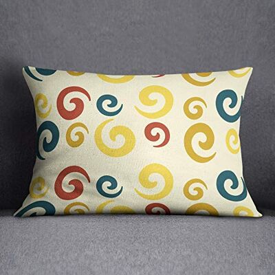 Bonamaison Federa per Cuscino Decorativo, Polyester, Multicolore, 35X50 Bonamaison Federa per Cuscino Decorativo, Polyester, Multicolore, 35X50