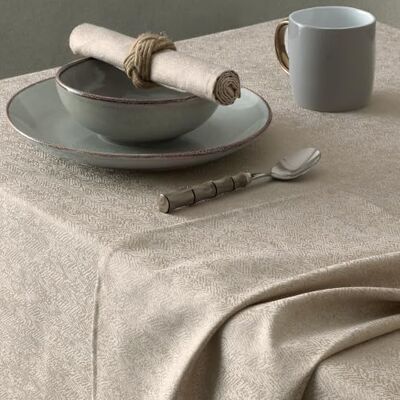 Gabel BRUMA SERVIZIO TAVOLA 6 POSTI Collezione Naturae , Misto Lino, Tovaglia 160x180 cm, 6 Tovaglioli 45x45 cm, Orlo 5 cm Gabel BRUMA SERVIZIO TAVOLA 6 POSTI Collezione Naturae , Misto Lino, Tovaglia 160x180 cm, 6 Tovaglioli 45x45 cm, Orlo 5 cm