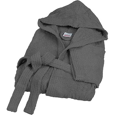 Bassetti Accappatoio 100% Spugna di Puro Cotone Tinta Unita Lungo con Cappuccio e Tasche Altamente Assorbente Adulto Unisex vari colori e taglie da S a 5XL Bassetti Accappatoio 100% Spugna di Puro Cotone Tinta Unita Lungo con Cappuccio e Tasche Altamente Assorbente Adulto Unisex vari colori e taglie da S a 5XL