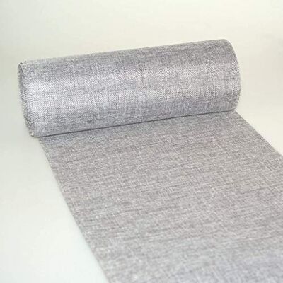 Deko AS GmbH 'Runner da tavola Shabby Chic in Effetto Lino – 300 mm – 5 m – col. 23 Grigio – A 69 – 300 – 5 di 23 Deko AS GmbH 'Runner da tavola Shabby Chic in Effetto Lino – 300 mm – 5 m – col. 23 Grigio – A 69 – 300 – 5 di 23