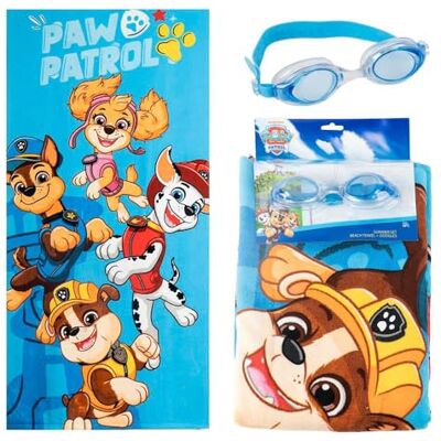 CERDÁ LIFE'S LITTLE MOMENTS Asciugamano Set Occhiali Nuoto Paw Patrol Bambino e Ragazza Asciugamano per Bambini Morbido e Occhiali Piscina Antivao, Kit Nuoto Bambini per Spiaggia, Piscina ed Estate CERDÁ LIFE'S LITTLE MOMENTS Asciugamano Set Occhiali Nuoto Paw Patrol Bambino e Ragazza Asciugamano per Bambini Morbido e Occhiali Piscina Antivao, Kit Nuoto Bambini per Spiaggia, Piscina ed Estate