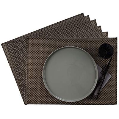 APS Tovaglietta – Platino, PVC, a Banda Stretta, 45 x 33 cm APS Tovaglietta – Platino, PVC, a Banda Stretta, 45 x 33 cm