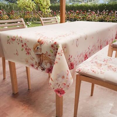 PETTI Artigiani Italiani Tovaglia Pasqua Antimacchia Rettangolare Copritavolo Pasquale Cucina Disegno Ciliegi X 14 Posti (140x300 cm) 100% Made in Italy PETTI Artigiani Italiani Tovaglia Pasqua Antimacchia Rettangolare Copritavolo Pasquale Cucina Disegno Ciliegi X 14 Posti (140x300 cm) 100% Made in Italy