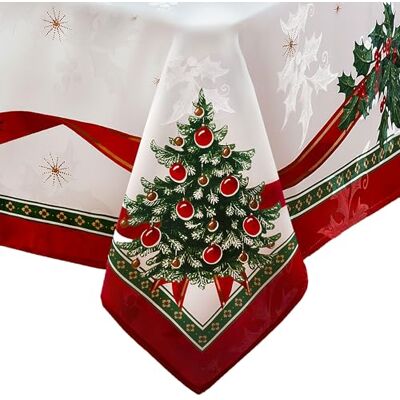 Elrene Villeroy & Boch Toy's Delight Tovaglia natalizia in tessuto, decorazione per la tavola, 152,4 x 213,4 cm, rettangolare Elrene Villeroy & Boch Toy's Delight Tovaglia natalizia in tessuto, decorazione per la tavola, 152,4 x 213,4 cm, rettangolare