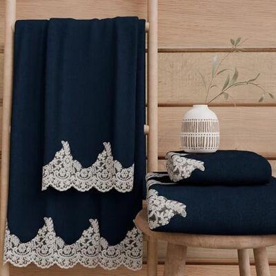 PETTI Artigiani Italiani Asciugamani Bagno in 100% Spugna di Cotone, Set Asciugamani 1+1, 2 Pezzi 1 Asciugamano Viso e 1 Asciugamano Mani, Blu PETTI Artigiani Italiani Asciugamani Bagno in 100% Spugna di Cotone, Set Asciugamani 1+1, 2 Pezzi 1 Asciugamano Viso e 1 Asciugamano Mani, Blu