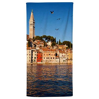fotobar!style Asciugamano 50 x 100 cm Rovigno al mattino fotobar!style Asciugamano 50 x 100 cm Rovigno al mattino