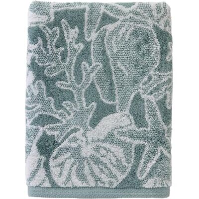 SKL Home South Seas Shell, asciugamano da bagno in 100% cotone premium, 550 g/m², reversibile, morbido e assorbente, tropicale/costiera/spiaggia/resort, verde acqua e bianco SKL Home South Seas Shell, asciugamano da bagno in 100% cotone premium, 550 g/m², reversibile, morbido e assorbente, tropicale/costiera/spiaggia/resort, verde acqua e bianco