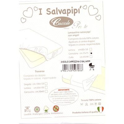 Coccole Coppia nr 2 pezzi coprimaterasso salvapipi' con angoli carrozzella carrozzina colore bianco cm 30x75 cerata per neonato OMAGGIO GADGET LEGNO Coccole Coppia nr 2 pezzi coprimaterasso salvapipi' con angoli carrozzella carrozzina colore bianco cm 30x75 cerata per neonato OMAGGIO GADGET LEGNO