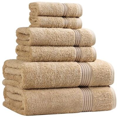 Superior Asciugamano, cotone, toast, set da 6 pezzi Superior Asciugamano, cotone, toast, set da 6 pezzi