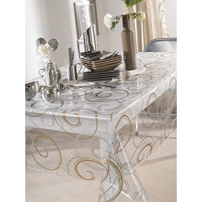 CALITEX Fanta Tovaglia PVC Oro 300 x 140 cm CALITEX Fanta Tovaglia PVC Oro 300 x 140 cm