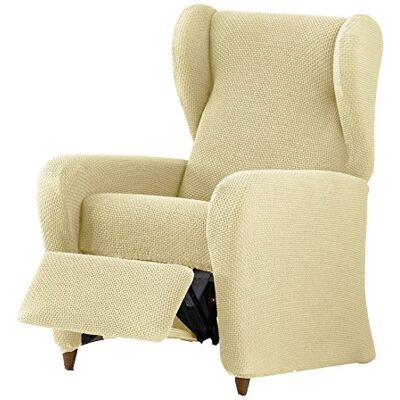 Eysa Italia Cora Copripoltrona Bielastico Relax, Poliestere-Cotone, Beige, 36x27x9 cm Eysa Italia Cora Copripoltrona Bielastico Relax, Poliestere-Cotone, Beige, 36x27x9 cm