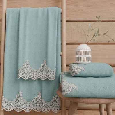 PETTI Artigiani Italiani Asciugamani Bagno in 100% Spugna di Cotone, Set Asciugamani 1+1, 2 Pezzi 1 Asciugamano Viso e 1 Asciugamano Mani, Acquamarina PETTI Artigiani Italiani Asciugamani Bagno in 100% Spugna di Cotone, Set Asciugamani 1+1, 2 Pezzi 1 Asciugamano Viso e 1 Asciugamano Mani, Acquamarina