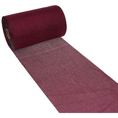 Deko AS GmbH Runner da Tavolo Shabby Chic in Effetto Lino 20 cm – Bordeaux – 5 m – 69 – 200 – 5 di 33 Deko AS GmbH Runner da Tavolo Shabby Chic in Effetto Lino 20 cm – Bordeaux – 5 m – 69 – 200 – 5 di 33