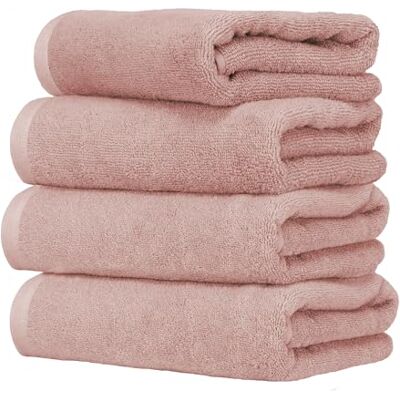 Ruggeri Set 4 Asciugamani Ospiti 40x50 cm 100% Puro Cotone Extra Morbido Collezione Let's Color! (Rosa) Ruggeri Set 4 Asciugamani Ospiti 40x50 cm 100% Puro Cotone Extra Morbido Collezione Let's Color! (Rosa)