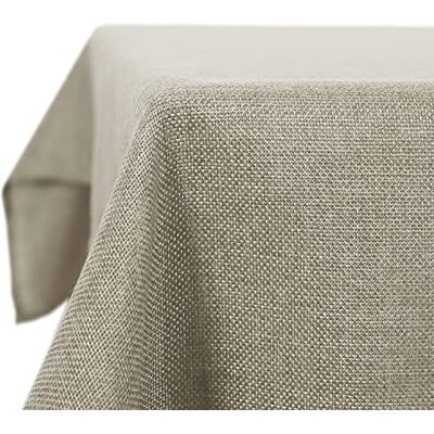 Deconovo Tovaglia Rettangolare in Finto Lino 137x274 cm Deconovo Tovaglia Rettangolare in Finto Lino 137x274 cm