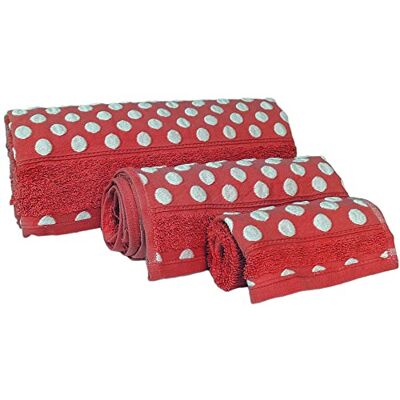 WELL HOME MOBILIARIO & DECORACIÓN Set di 3 asciugamani da bagno in cotone di raso 450 g/m2, da 50 x 30; 100 x 50; 150 x 100 cm WELL HOME MOBILIARIO & DECORACIÓN Set di 3 asciugamani da bagno in cotone di raso 450 g/m2, da 50 x 30; 100 x 50; 150 x 100 cm