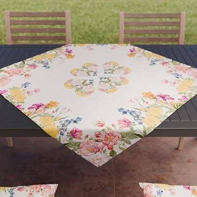 PETTI Artigiani Italiani Accessori Tessili da Cucina, Centrotavola Moderno 90x90 cm in Microfibra, Tovaglia Centro Tavola Elegante in Stampa Digitale Floreale 30, 100% Made in Italy PETTI Artigiani Italiani Accessori Tessili da Cucina, Centrotavola Moderno 90x90 cm in Microfibra, Tovaglia Centro Tavola Elegante in Stampa Digitale Floreale 30, 100% Made in Italy