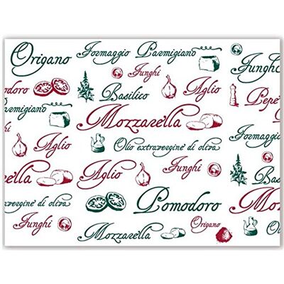 Garcia de Pou Tovagliette Pizza, Cellulosa, Bianco, 31x43 CM Garcia de Pou Tovagliette Pizza, Cellulosa, Bianco, 31x43 CM