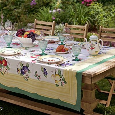 Villeroy & Boch Tovaglia Giardino Francese - Cotone, Rettangolare 68"x96" Villeroy & Boch Tovaglia Giardino Francese - Cotone, Rettangolare 68"x96"