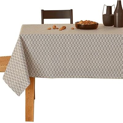 Nydel Tovaglia Gatsby Induzione, in acrilico, colore grigio, rotonda, 160 cm Nydel Tovaglia Gatsby Induzione, in acrilico, colore grigio, rotonda, 160 cm