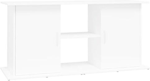 vidaXL Supporto per Acquario 121x41x58 cm in Legno Multistrato Bianco