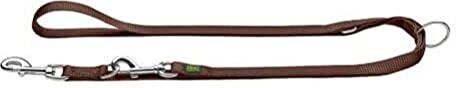 HUNTER Nylon Adjustable Extra Long Lead, 25/300 cm, Brown Guinzaglio, Marrone