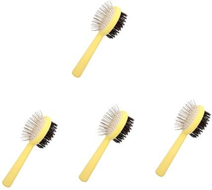 BESPORTBLE 4 Pz pettine per animali domestici strumenti domestici pettine per toelettatura cani pet comb cat brush pettini depilatore strumento per rimuovere i di gatto pettine per gatti