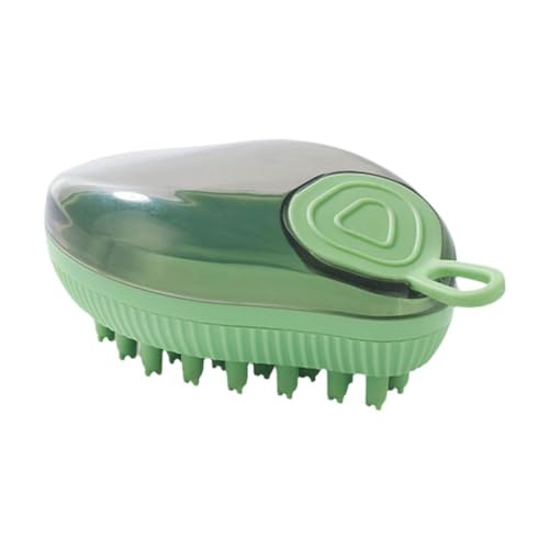 Generic 2-in-1 Pet Dog Bath Brush Pet Massaggio Pettine Silicone Cane Pet Grooming Forniture Strumento Doccia Capelli P Pettine X3G6 Pulizia Morbida