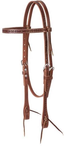 Weaver Leather Filo spinato B/Band Hdstl, Marrone, Testiera Unisex, Cavallo