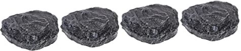 POPETPOP 4 Pz Galleggiante Delle Tartarughe Roccia Crogiolante Bacino Delle Tartarughe Che Si Crogiola Rampa Di Simulata Resina Delicato Vasca Delle Tartarughe