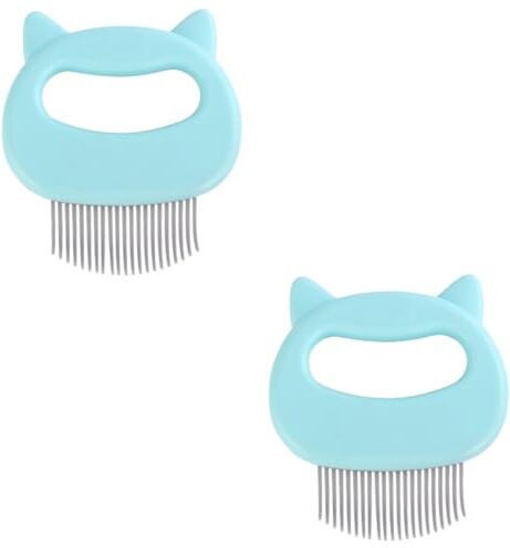 BESPORTBLE 2 Pz Pettine Per La Depilazione Del Cane Pettine Per Toelettatura Gatti Rimozione Dei Del Gattino Rimozione Dei Di Animali Domestici Pettine Per Cani Rossore Cosmetico