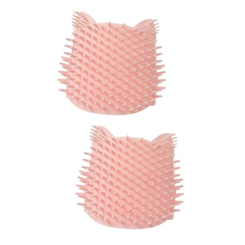 FRCOLOR 2 Pz pennello solletico cat brush cat massager spazzola da bagno per cani massaggiatore per gatti atrezzi strumento di massaggio per animali domestici gatto stesso