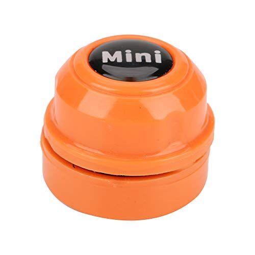 DERCLIVE 1 mini spazzola portatile in plastica resistente + magnete per serbatoio di pesce, strumento per la pulizia, bianco/arancione/rosso/verde