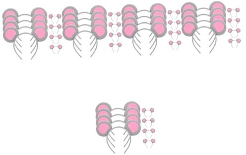 FRCOLOR 40 Pz per orecchie di animale costumi costume fasce per topi per animali per cosplay orecchio topo Regalo capi di abbigliamento copricapo tessuto
