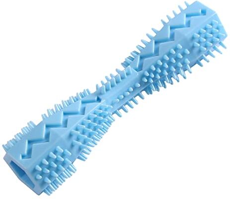 Generic GQE532 Giocattolo da masticare per cani, resistente, in gomma morbida, per la pulizia dei denti, massaggi, dentifricio, forniture per animali domestici gQE532 (B, taglia unica)