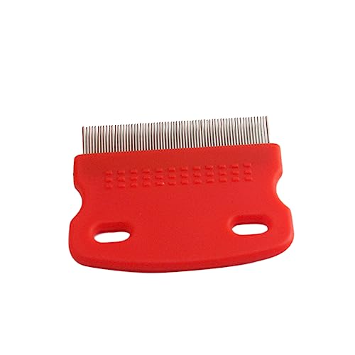 FRCOLOR pet comb Pettine per rimozione pettini pettine per animali domestici pettine in acciaio inossidabile per gatti il gatto pettine ad ago pettine di riga