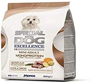 Monge Special Dog Excellence Crocchette 800gr Mini Adult Agnello