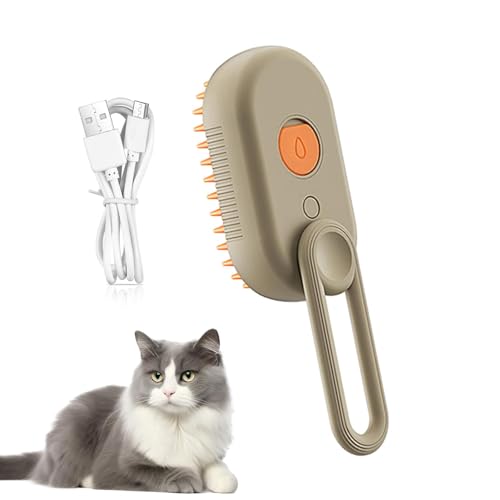 Generic Pet Teezer Pettine per gatti delicato sulla pelle, spazzole per cani 3 in 1   Spazzola a vapore portatile multifunzionale per cani, scopa massaggiatore per toelettatura cani, rimuove i pettini sotto