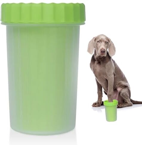 Generic PULISCI ZAMPE CANE, pulisci zampe cane taglia grande, media e piccola, lavazampe per cani taglia grande, pulisci zampe cane taglia media, pulisci zampe cane taglia piccola, oggetti per cani (verde)