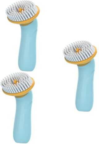 BESPORTBLE 3 Pz spazzola da bagno per animali domestici pettine per toelettatura gatti spazzola da doccia portatile per animali domestici pet brush pet massager guanti spazzola per cani