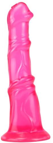 DaiQei Dildo giocattolo for coppia extra large dildo cavallo pene plug anale con vibrazione extra large animale pene con vena vaginale masturbatore anale sex toy sex set donna ventosa grande (Color :